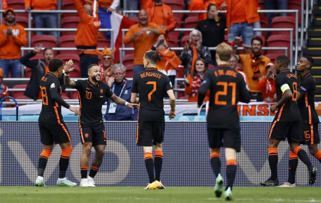 The Netherlands predicted a line-up against the Czech Republic