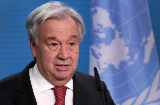 The UN Secretary-General condemns the “government