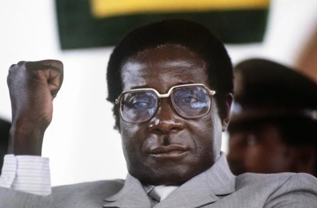 The remnants of the former Zimbabwean dictator,