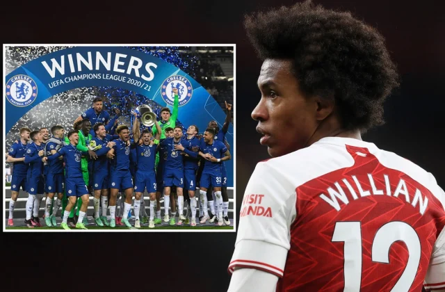 Wajigabaxii Ku Dhacay Willian Markii Ay Chelsea Qaaday Champions
