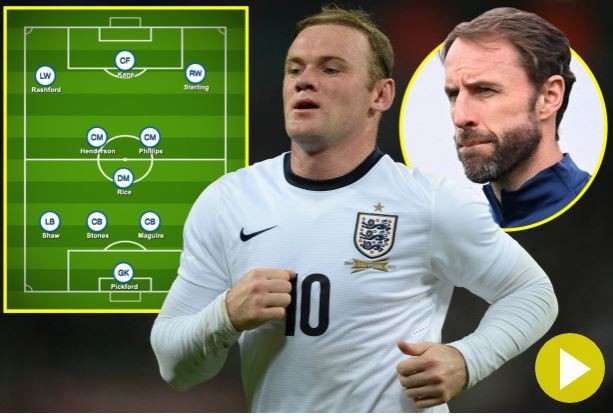 Wayne Rooney Oo Xushay Ugu Fiican Ee England Kula Ciyaari Karto