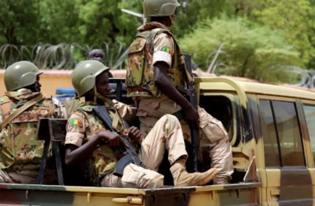 as a result of attacks on the national army and
