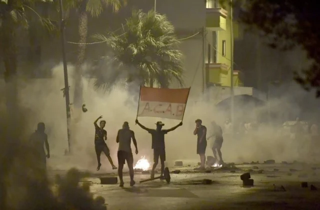 riots and demonstrations against violence