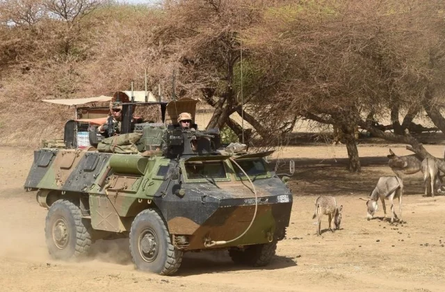 the French Barkhane force was attacked on Monday