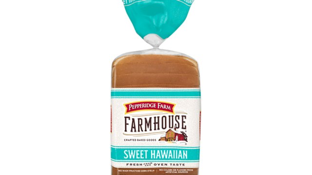 loaf of pepperidge farm sweet hawaiian bread