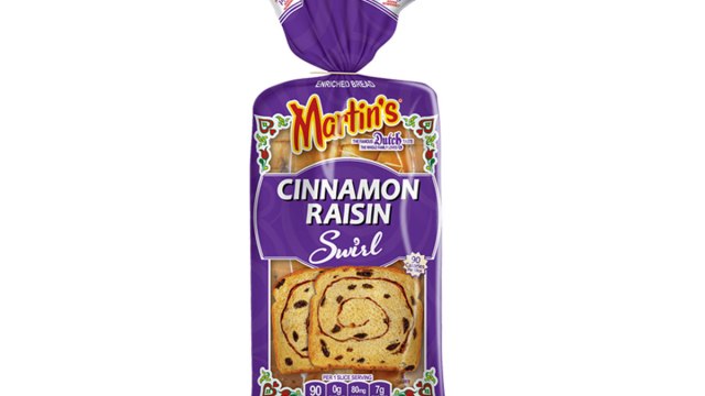 martins cinnamon raisin bread