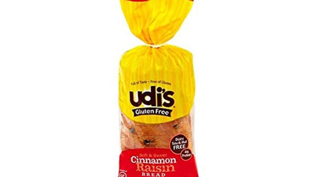 udis cinnamon raisin bread