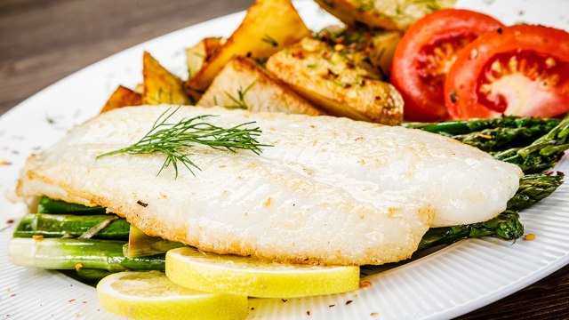 lemon sole potatoes vegetables