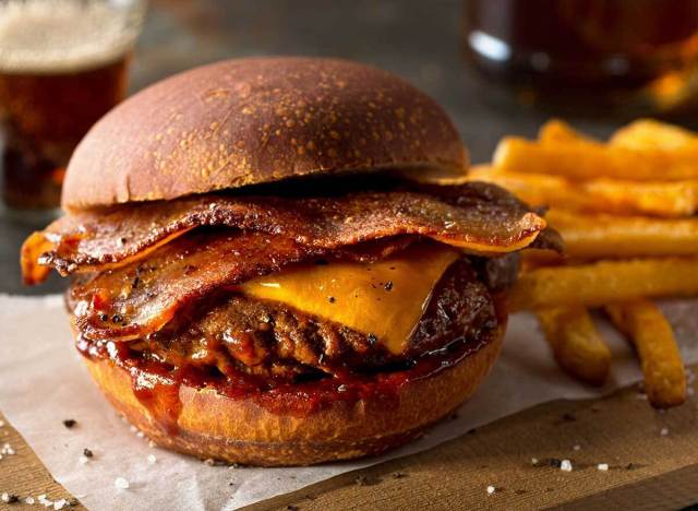 bacon cheeseburger