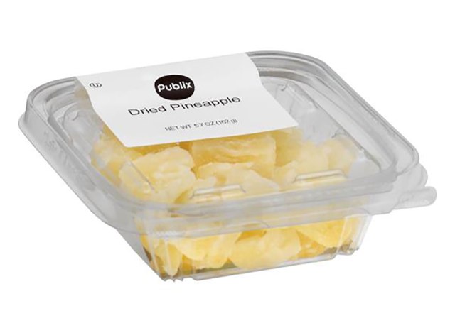 package of publix dried pineapple