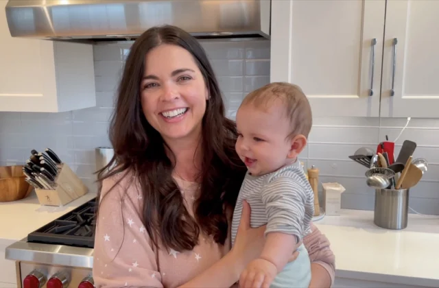 Katie Lee Biegel shares how she received again to her weight earlier than the infant