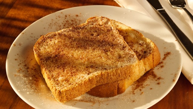 cinnamon bread on white plate