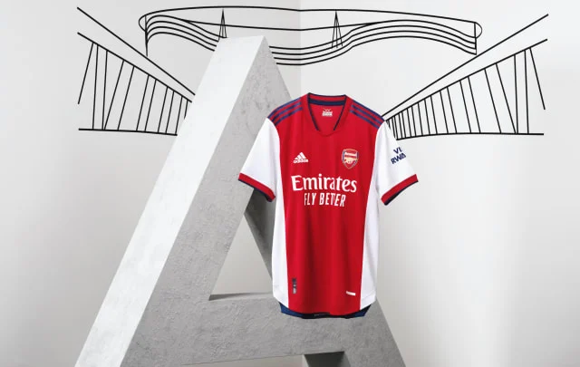 Arsenal launch home kit for the 2021/22 season