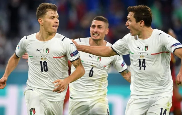Belgium 1-2 Italy: Player rankings