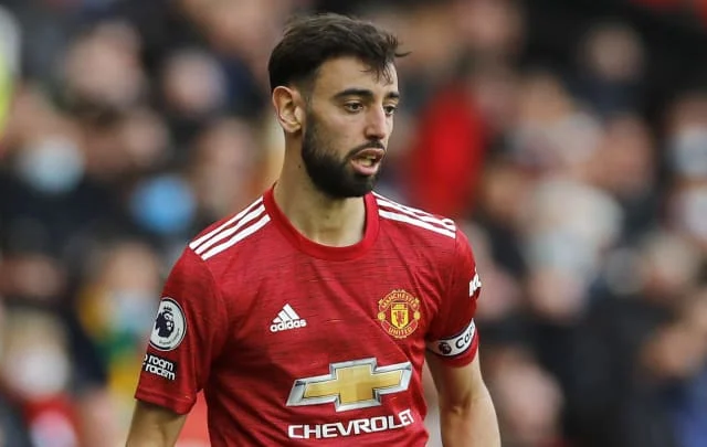 Bruno Fernandes back in training