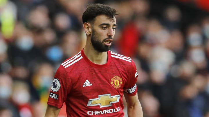Bruno Fernandes back in training