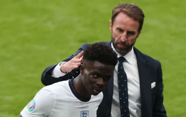 Bukayo Saka was restored to start XI