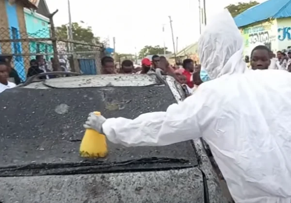 Bus with footballers explodes in Somalia as key elections begin