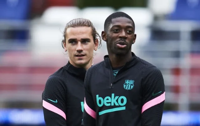 Club apologizes for Dembele & Griezmann clips