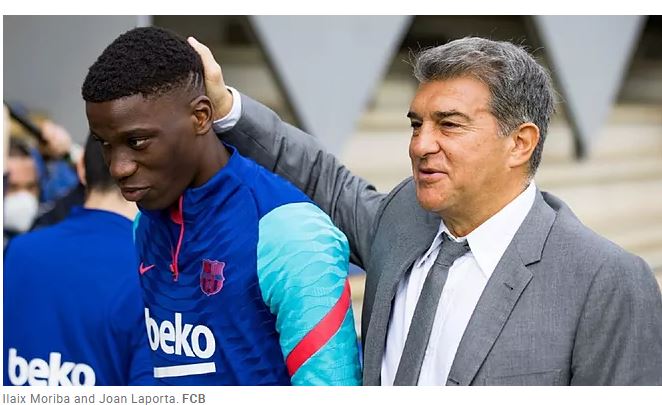 Dalabyada Aan Macquulka Ahayn Ee Ilaix Moriba Uu Hordhigay Barcelona &