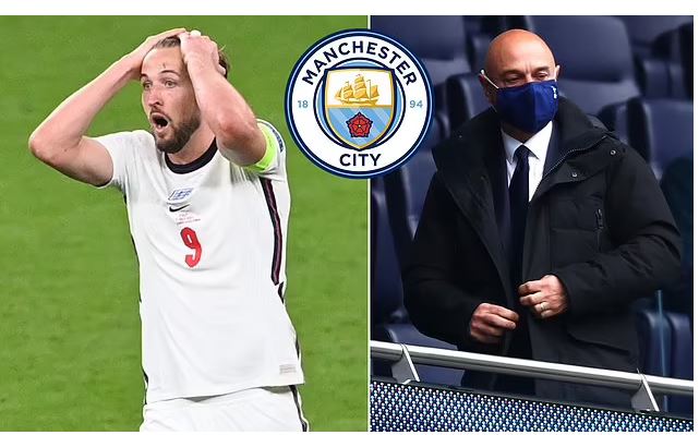 Daniel Levy Oo Warka U Caddeeyey Harry Kane Iyo Manchester City –