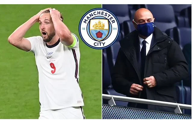 Daniel Levy Oo Warka U Caddeeyey Harry Kane Iyo Manchester City –