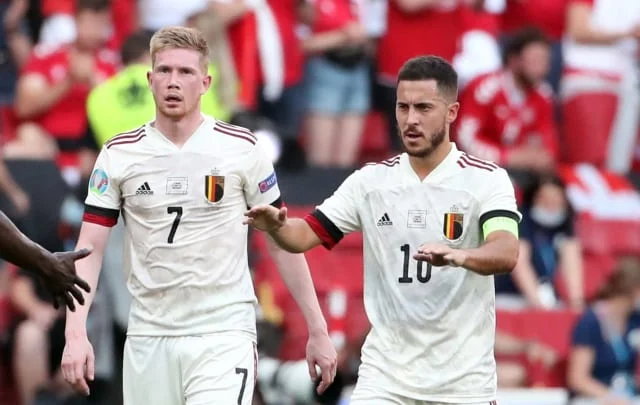 De Bruyne starts, Hazard a doubt vs Italy