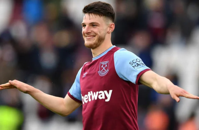 Declan Rice rejects new West Ham contract