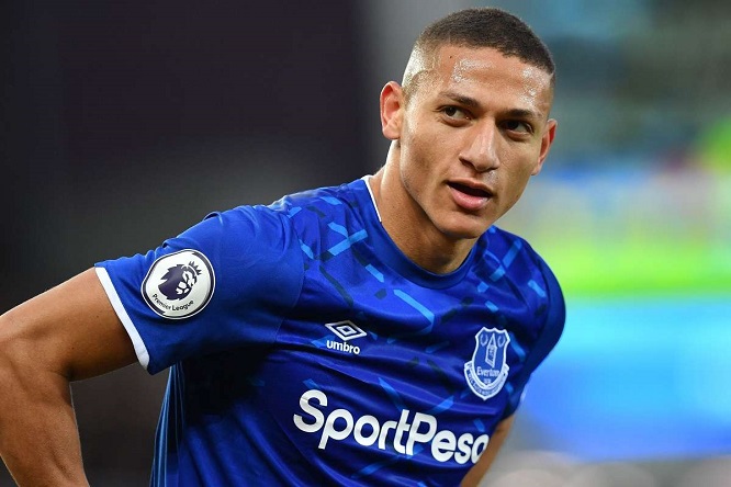 Everton Oo Ka Hadashay In Xiddigeeda Richarlison Uu Tegayo Real Madrid