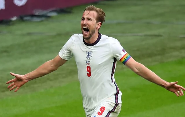 Every goal in England in a big tournament