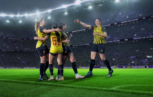 Football Manager game with women’s soccer