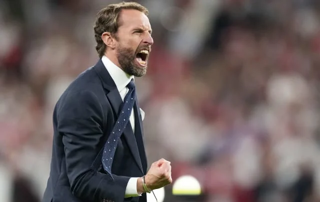 Gareth Southgate celebrates incredible victory over Denmark