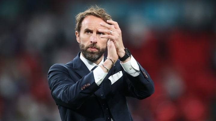 Gareth Southgate reacts to England’s final defeat in Euro 2020