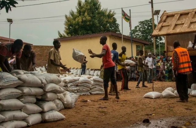 In the Central African Republic, the security crisis has taken place