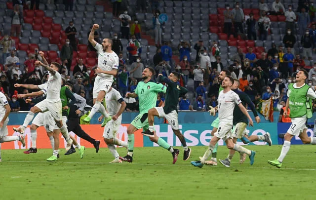 Italy are certainly favorites after overthrowing Belgium