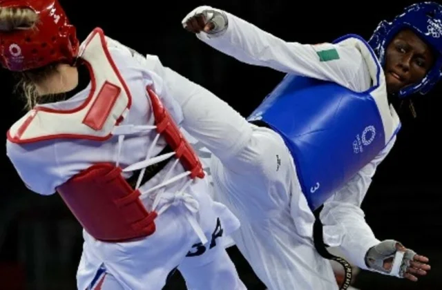 Ivorian Ruth Gbagbi in bronze and taekwondo