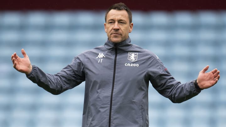 John Terry leaves the Aston Villa assistant