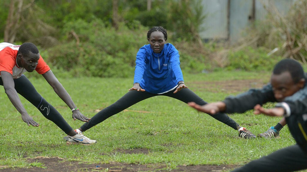 Kenya refugees train for the Olympics