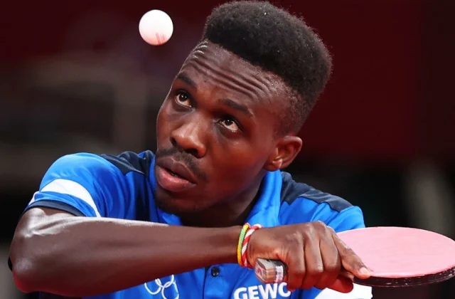 Kokou Dodji Fanny, a Togolese table tennis player happy with