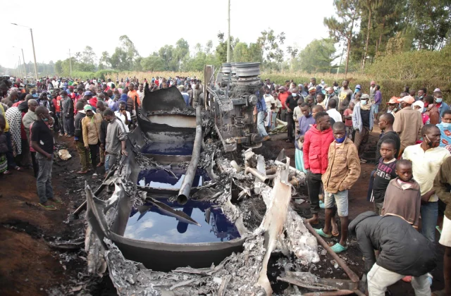 Petrol tankers explode in Kenya, killing 13 individuals