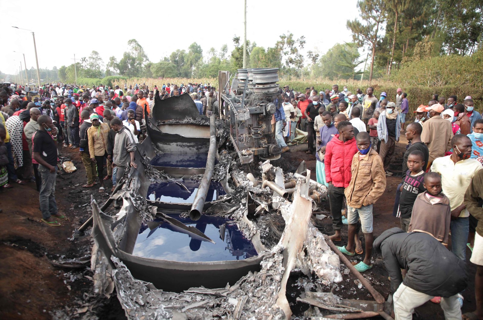 Petrol tankers explode in Kenya, killing 13 people