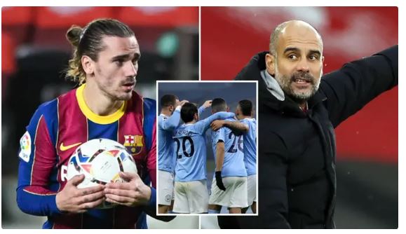 Qaata Griezmann Oo Keena AFAR Ciyaartoy! Barcelona Oo Man City U