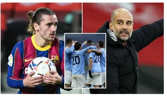 Qaata Griezmann Oo Keena AFAR Ciyaartoy! Barcelona Oo Man City U