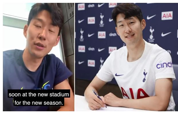 RASMI: Son Heung-min Oo Heshiis Cusub U Saxeexay Tottenham