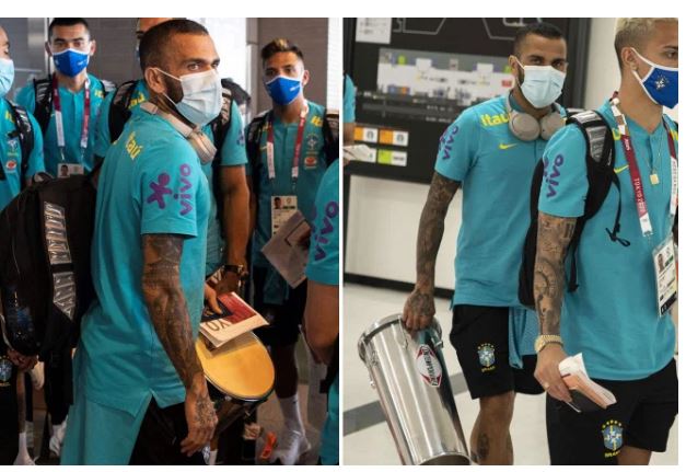RASMI: Xulka Qaranka Brazil Oo Gaarey Tokyo & Dani Alves Oo Durbaan