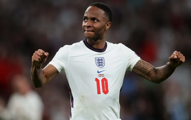 Raheem Sterling defends penalty decisions in Denmark’s victory