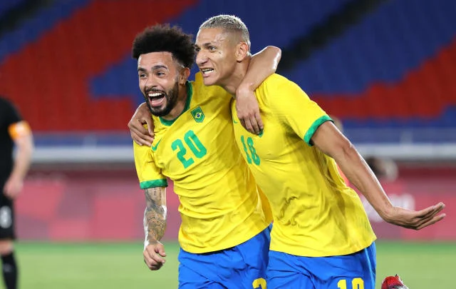 Richarlison shoots on match day one