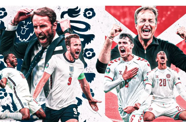 Shaxaha Rasmiga Ah Ee England vs Denmark – Southgate Oo Shaxdii Lasii