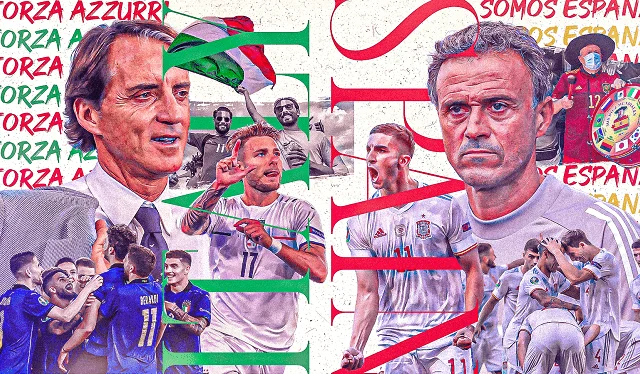Shaxaha Rasmiga Ah Ee Italy vs Spain – Morata Oo Kaydka Ku Jira,