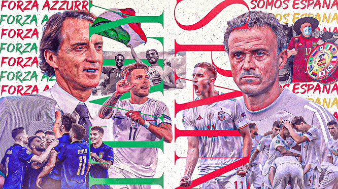 Shaxaha Rasmiga Ah Ee Italy vs Spain – Morata Oo Kaydka Ku Jira,